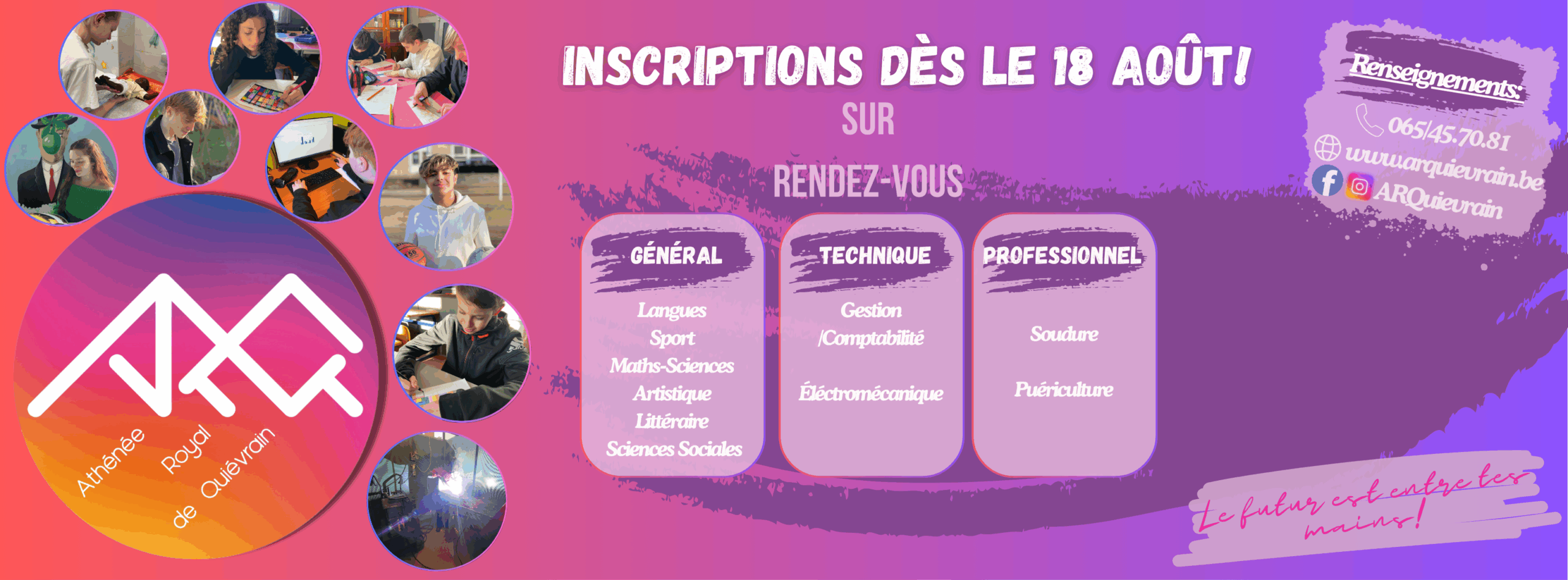 Inscriptions 2025-2026